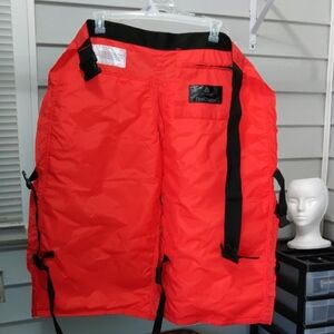 Red PPE chainsaw / Thick Riding Chaps